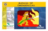 MANUAL DE EMERGENCIAS - · PDF file12. plan emergencias 13. plan evacuacion 14. plan ayuda mutua 15. ... •carga ocupacional por areas-poblacion flotante-personas con impedimentos