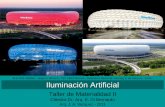 ILUMINACION NATURAL Y ARTIFICIAL - m2db · PDF fileTaller de Materialidad II. Cátedra Dr. Arq. E. Di Bernardo. Arq. J. A. Vazquez - 2011. Iluminación Artificial. ALLIANZ ARENA -