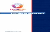 PROPUESTA METAS 2018 -   · PDF filepropuestas metas 2018, fenadaj santiago, 06 octubre 2017 - 4 - ii. marco de referencia y fundamentaciÓn de propuesta de metas