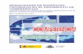 Modalidades de enseñanza centradas en el desarrollo de ... · PDF fileMétodos de enseñanza y estrategias evaluativas 114 1.4. Modalidades organizativas y competencias 115 1.5. Modalidades