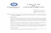 CIRCULAR DE DE AERONAVEGABILIDAD DIRECCIÓN · PDF fileTEMA: Guía para el desarrollo y evaluación de los Manuales de Control de Calidad y del Taller Aeronáutico de Reparación ...