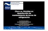 Cloro vs. biocidas en desinfección de mantenimiento de ... NURIA ADROER.pdf · liberador de CLORO ACTIVO. ... Los kits de determinación in situ ya dependerán de cada ingrediente