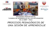 Presentación de PowerPoint · PDF fileProcesos Pedagógicos Son el conjunto de procesos que realizar el docente para mediar el aprendizaje de los estudiantes