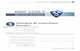 TEMA Sistemas de ecuaciones lineales - MAT 1105 F · PDF fileMétodos Numéricos I - Sistemas de ecuaciones lineales Ejercicios resueltos - pagina [ 52] Ejercicios Resueltos Sistemas