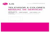 Televisor a Colores Manual De Serviciodiagramas.diagramasde.com/otros/38289S0054D.pdf · Probador de fuga de corriente La lectura no debe exceder de 0.5mA Pruebe todas las superficies