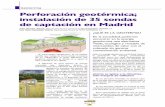 Geotermia Perforación geotérmica; instalación de 35 · PDF filetermales que se han usado durante miles de años. La energía geotérmica es un ... Aguas subterráneas Lagos y ríos