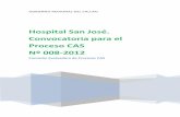 Hospital San José. Convocatoria para el Proceso CAS Nº ...hsj.gob.pe/convocatorias_html/documentos_2012/CAS008/... · Gobierno Regional del Callao – Hospital San José Convocatoria