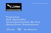 Fuentes del derecho internacional de los derechos humanoscapacitacion.inafed.gob.mx/elearning/content/27/Lecturas/DH MIII/1... · 1. Los Sistemas de Protección y las Fuentes del