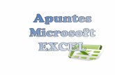 Apuntes Excel Presentación - Ser profesor hoy, ¡qué duro! · PDF fileApuntes Excel Presentación 4 El icono lo podremos encontrar allá donde hayamos puesto un acceso directo, en