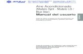 Aire Acondicionado (Modelo Split - Modelo LG / Blue Star ...mail4.ansal.com.ar/Documentacion/pdfs/MULB.pdf · (Modelo Split - Modelo LG / Blue Star) Manual del usuario Antes de utilizar
