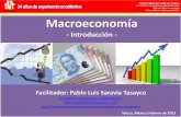 Materia: Macroeconomía Toluca ... - Pablo Saravia Tasayco · PDF fileM. en E. Pablo Luis Saravia Tasayco // competitividadyeconomia@gmail.com // // ... País Rico . M. en E. Pablo