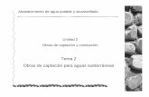 Tema 2 Obras de captación para aguas subterráneasenriquecv/AAPYA/presentaciones_clase/... · Abastecimiento de agua potable y alcantarillado Principios de geohidrología Acuífero