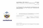 NORMA TÉCNICA NTSH SECTORIAL COLOMBIANA 006 · PDF filePRÓLOGO El Instituto Colombiano de Normas Técnicas y Certificación, ICONTEC, es el organismo nacional de normalización,