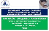 DR. RAÚL URQUIZO ARESTEGUI - maternoinfantil.orgmaternoinfantil.org/archivos/smi_D382.pdf · 2000-2012 Capacitación en Residentado Médico de Pediatría y Neonatología CAPACITACION