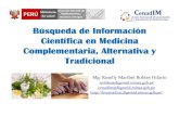 Mg. RosellyMaribel Robles Hilario - bvsper.paho.orgbvsper.paho.org/videosdigitales/matedu/2012investigacionsalud/... · Tipos de preguntas clínicas ... RESIDENTADO FARMACEUTICO I-2009