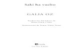 Saki ha vuelto - Ediciones  · PDF fileLas Tres Edades Saki ha vuelto GALIA OZ Traducción del hebreo de Roser Lluch i Oms Ilustraciones de Tamar Nahir-Yanai