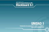 UNIDAD 1 - instr · PDF fileFundamentos de un programa de formación en ambientes virtuales de aprendizaje ... virtuales de aprendizaje SENA. Blackboard 9.1 ... de realizar una actividad,