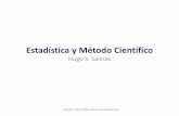 Estadística y Probabilidades - mat.uda.cl 2... · Estadística y Método Científico Hugo S. Salinas Fuente: