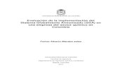 Evaluación de la implementación del Sistema Globalmente Armonizado · PDF fileEvaluación de la implementación del Sistema Globalmente Armonizado (SGA) en una empresa del sector