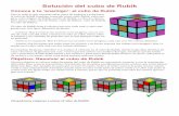 Solución del cubo de Rubik · PDF fileBusca en la cara de abajo del cubo un vértice que tenga el color amarillo. Fíjate en los tres colores de cada vértice. 3