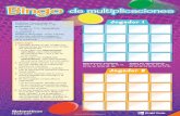 Bingo de multiplicaciones - Everyday Math · PDF fileBingo de multiplicaciones Created Date: 4/28/2009 1:42:34 PM