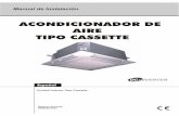 ACONDICIONADOR DE AIRE TIPO CASSETTElh.airwell-res.com/sites/default/files/imported/Electra/c20/p62... · No deberá instalarse el aparato en un lavadero ... Como la presión efectiva