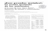 La acción quelante de los nutrientes - eshealth.eueshealth.eu/documents/EsosMetalesPesadosDr.ROBERTOVIMBERT.pdf · y macrocósmica de la relación del hombre con el entorno en su