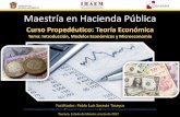 Maestría en Hacienda Pública - Pablo Saravia Tasayco · PDF fileLa importancia de la economía Siempre se habla de crecimiento económico, de empleo o de desempleo, de inflación