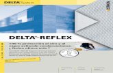 13-106 REFLEX Prospekt ES - · PDF fileBanba adhesiva universal de sellado con fuerte adherencia sobre varios materiales. DELTA®-POLY-BAND Banda Adhesiva con elevado poder de ...