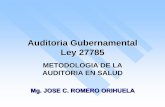 Auditoria Gubernamental Ley 27785 - urp.edu.pe · PDF fileNAGU 2.20: PLANEAMIENTO DE LA AUDITORIA PLANIFICACIÓN ESPECÍFICA ... memorandum y para sustentar el hallazgo programa, objetivos,