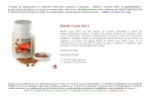 Reishi Gano (RG) - · PDF fileEl Ganoderma lucidum se recogerá a partir de un hongo de edad de 90 días en rojo. Viene en cápsulas y en polvo, la ingesta diaria de Reishi Gano (RG)