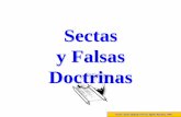 Sectas y Falsas Doctrinas - Iglesia Bautista "Nueva ... · PDF file- Elohim, el nombre plural para Dios, si bien no indica trinidad, sí indica pluralidad de personas dentro de la
