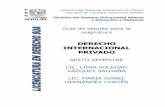 DDEERREECCHHOO …ceted.acatlan.unam.mx/.../guias/27_Derecho_Internacional_Privado.pdf · Unidad 2: Ubicación del derecho internacional privado dentro de la ciencia del derecho.