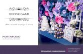 PORTAFOLIO - Decorigami - Deco y Diseño de Eventosdecorigami.cl/descargas/deco_y_ambientacion_para_bodas.pdf · ... montaje de arreglos florales y decoración. ... Mural del flores