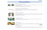 Plantillas - · PDF filePlantillas BOTÓN METATARSIANO Diseño ergonómico, realza los metatarsos, dedos en garra y elevación del escafoides. Con velor (verdes) tallas SM / MD / LG