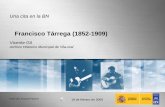Francisco Tárrega (1852-1909) - bne.es filepiezas con más éxito son Jota aragonesa, ... Cuando Arcas ejecuta sus atrevidas concepciones el corazón se turba y el oído se encanta”