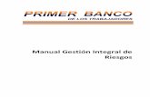 Manual Gestión Integral de Riesgos -   · PDF fileDefinición de Riesgo Financiero ..... 6 6.1. Clases de Riesgo Financiero y Definiciones Según Normativa SSF