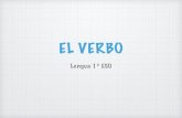 El verbo -  · PDF fileVERBOS REGULARES E IRREGULARES La mayoría de los ... sus formas o en muchas de ellas. ... Cada verbo tiene tres formas en las que esto no sucede
