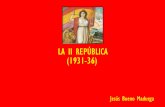 LA II REPÚBLICA (1931-36) - Blog de Historia de España de las primeras medidas ... El poder supremo recaía en unas Cortes unicamerales, de la que ... (se cierra la de Zaragoza)