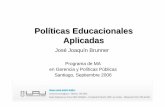Políticas Educacionales Aplicadas200.6.99.248/~bru487cl/files/libros/UAI_POLEDU/Poledu.pdf · N3 N4 N5 Resultados comparados OECD-PISA, ... Informe de Seguimiento de la EPT en el