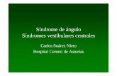 Síndrome de ángulo Síndromes vestibulares centraleswellpath.uniovi.es/es/contenidos/cursos/LeccionesORL/Tema 14.pdf · Epidemiología neurinoma acústico • Incidencia anual: