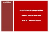 PROGRAMACIÓN MATEMÁTICAS 5º E. · PDF fileeducación primaria na Comunidade Autónoma de Galicia ... LC 5º-LCB1.5.1 - Comprende a de forma global a información xeral de textos