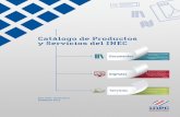 Catálogo de Productos y Servicios del  · PDF fileAnuario Estadístico. 2012 ... Panorama Demográﬁ co. Año 2014