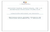 SECRETARÍA NACIONAL DE LA ADMINISTRACIÓN …intranet.secom.gob.ec/intranet/Public/Formatos/Gestión Documental... · Norma Técnica Ecuatoriana NTE INEN 2410:2011, relativa a Documentación.