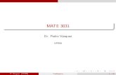 MATE 3031 - academic.uprm.eduacademic.uprm.edu/~pvasquez/mate3031/clases1415I/2.7.pdf · línea recta de acuerdo a la ecuación del movimiento s = f (t), ... y se puede interpretar