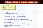 Magnetismo y campo magnético - josefo- · PDF fileCapítulo 29 Física Sexta edición Paul E. Tippens Capítulo 29 Física ... 8 F. Fuerzauerza sosobrebre . una una carga carga en