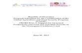 Republic of Nicaragua Proposal Submitted for the ... Nicaragua... · Republic of Nicaragua Proposal Submitted for the Consideration of the Global Agriculture and Food Security Program