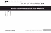 Guía de referencia del - Internet - DENV | Daikin · PDF fileTabla de contenidos Guía de referencia del instalador 2 EGSQH10S18AA9W Bomba de calor geotérmica Daikin Altherma 4P351748­1B