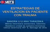ESTRATEGIAS DE VENTILACION EN PACIENTE  · PDF fileESTRATEGIAS DE VENTILACION EN PACIENTE CON TRAUMA SANDRA LILIANA TARAZONA Médica Veterinaria zootecnista, Colombia.