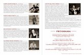 PABLO SARASATE (1844-1908) ALEJANDRO RAUSELL · PDF fileALEJANDRO RAUSELL RAIMUNDO, fagot Inicia los estudios musicales en el Conservatorio Profesional de Música de La Rioja. En 2015
